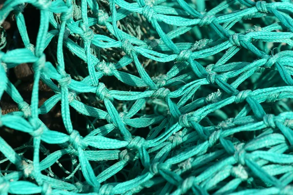 Fishing net on a boat — Stock Photo, Image