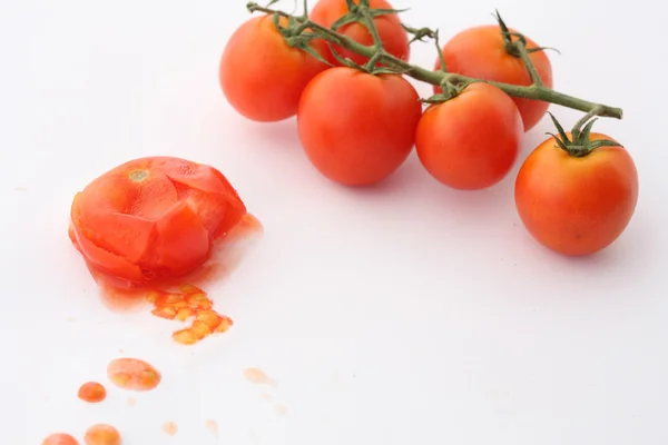 Tomatoes accident — Stock Photo, Image