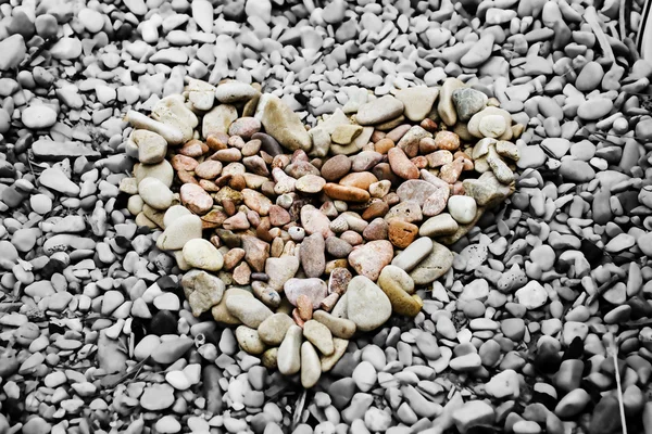 Srdce kámen — Stock fotografie