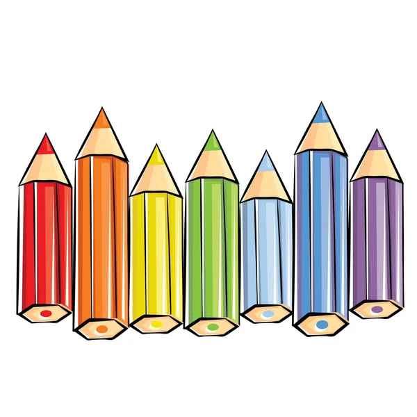 ดินสอสี — ภาพเวกเตอร์สต็อก