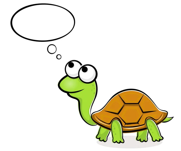 Funny turtle — Stock Vector