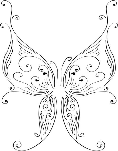 Векторная бабочка — стоковый вектор