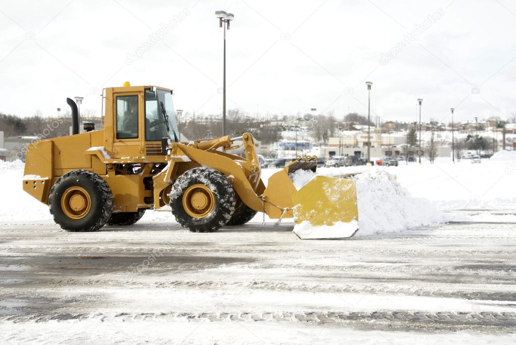 Large Yellow Snow Plow 2