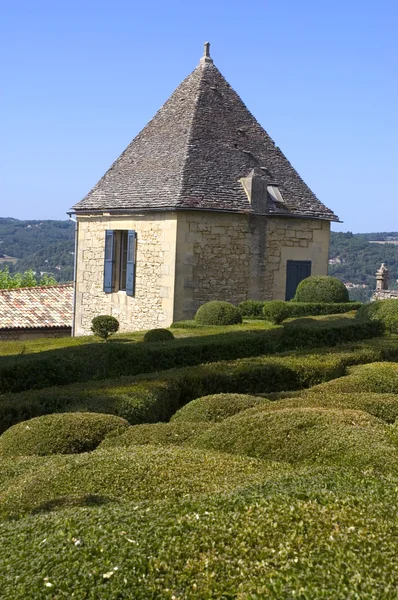 Замок і сади Marqueyssac — стокове фото