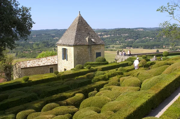 Castle and gardens of Marqueyssac — Stock Photo, Image