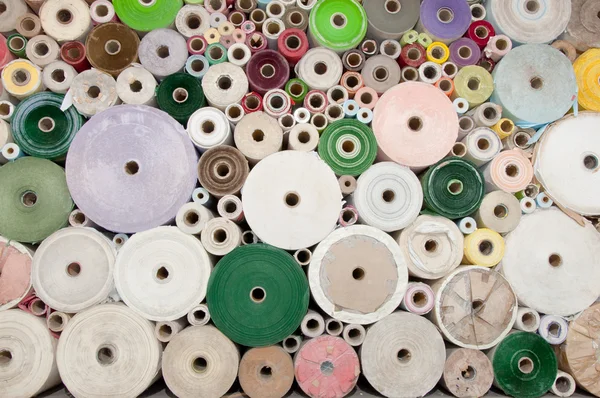 stock image Old color paper roll wall