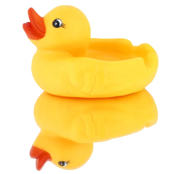 stock image Rubber duck isolated on white