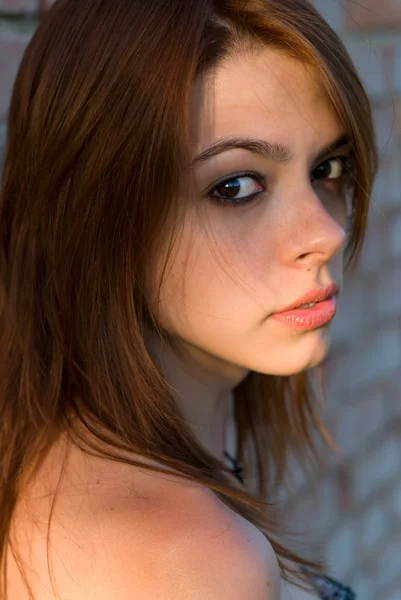 stock image Beautiful young woman