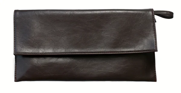 Brown clutch bag — Stock Photo, Image