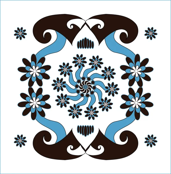 正方形装飾的なベクター パターン — ストックベクタ