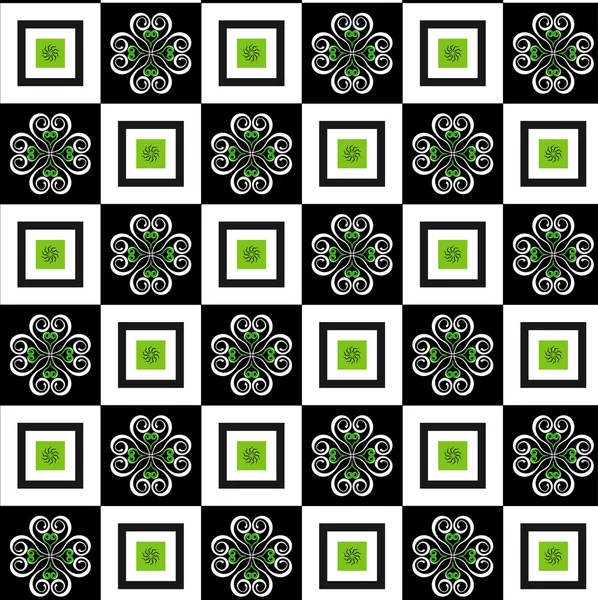 Fleur carré texture transparente — Image vectorielle