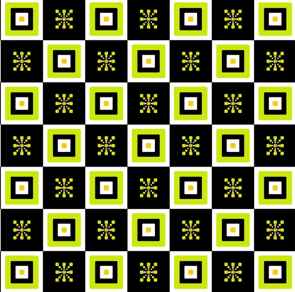 四角形の正方形のシームレスなテクスチャ — ストックベクタ