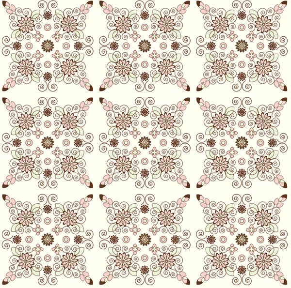 Flower pattern seamless texture — Stock Vector