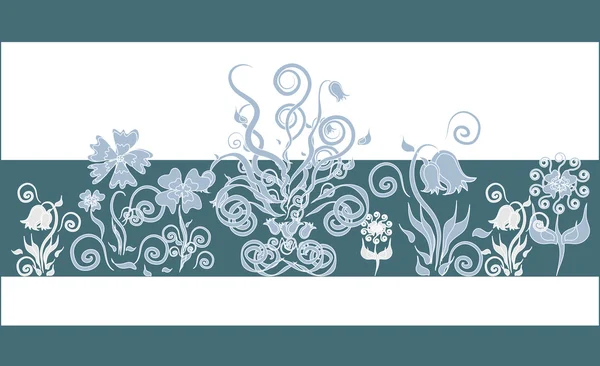 Flower pattern ornament — Stock Vector