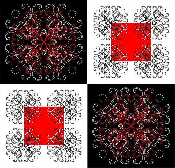 Modèle fond carré — Image vectorielle