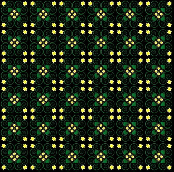 Pattern with flower seamless texture — Stock Vector