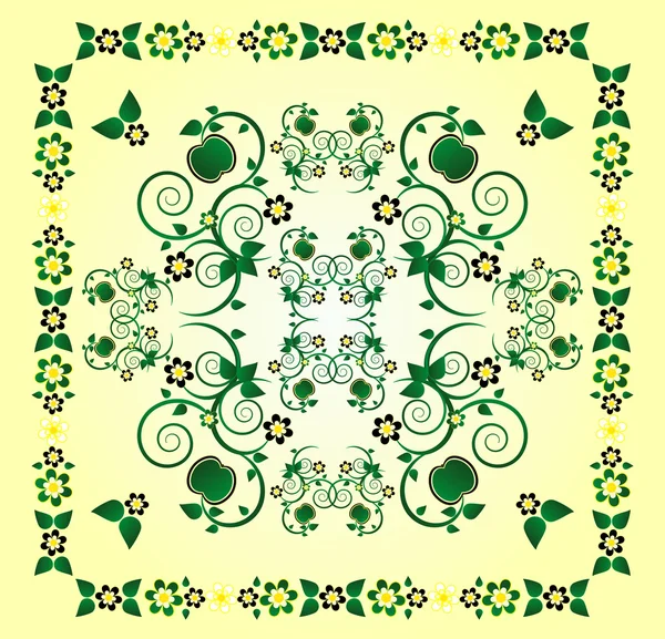 Muster mit Blume — Stockvektor