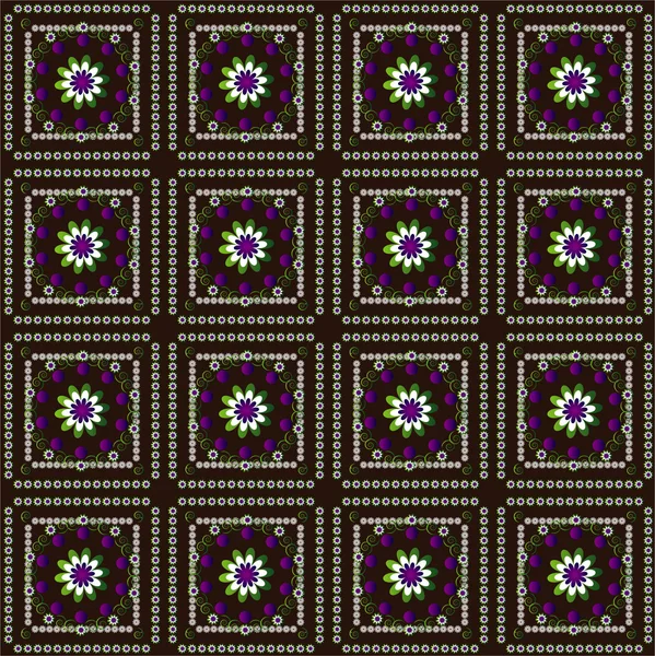 Patrón con textura sin costura flor — Archivo Imágenes Vectoriales