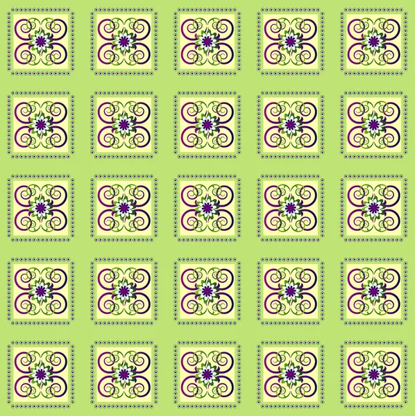 Patroon met bloem naadloze textuur — Stockvector
