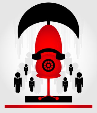 sandalye üzerinde telefon