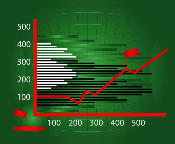 Backgound com gráfico —  Vetores de Stock