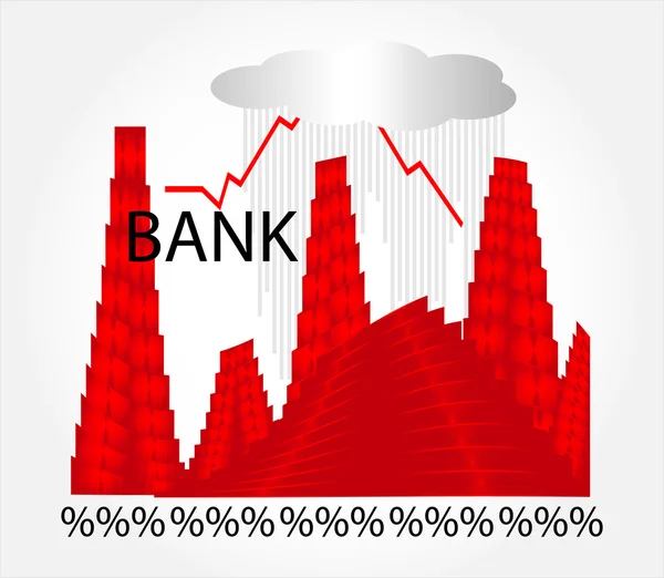 Banka za deště — Stockový vektor