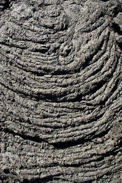 Холодный вулканический поток в деталях — стоковое фото