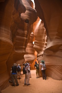 Antelopes Canyon near page, the world famoust slot canyon clipart