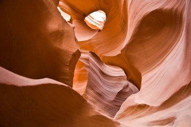 Sandstone Formation in Antelope Canyon clipart