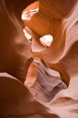 Sandstone Formation in Antelope Canyon clipart