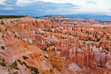 Sandstone formations in Bryce Canyon clipart