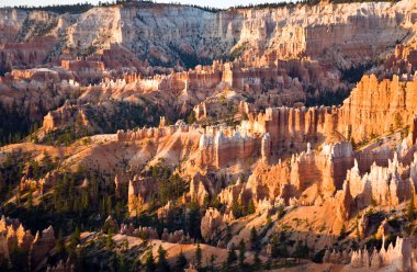 güzel manzara muhteşem taş forma ile bryce canyon