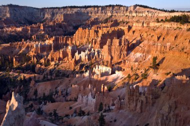 güzel manzara muhteşem taş forma ile bryce canyon