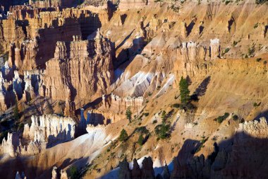 güzel manzara muhteşem taşlar ile bryce canyon