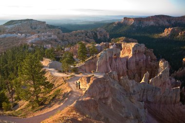 güzel manzara modunda bryce canyon yolu yürüyüş