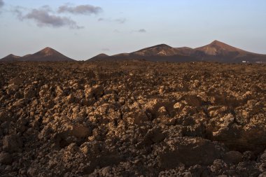 milli park timanfaya volkanik manzara