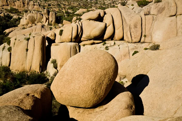 Milli park'ın jumbo kayalarda dışarı yıkanmış doğal manzaralı — Stok fotoğraf