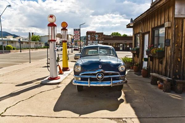 Ιστορικό πρατήριο βενζίνης στη διαδρομή 66 — Φωτογραφία Αρχείου