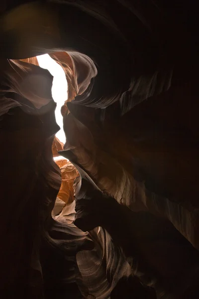 Formação de arenito em Antelope Canyon — Fotografia de Stock