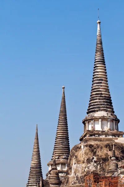 Διάσημος ναός περιοχή wat phra si sanphet — Φωτογραφία Αρχείου