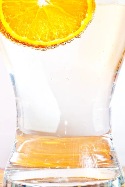 Frutta arancio tagliata a fette in dettaglio — Foto Stock