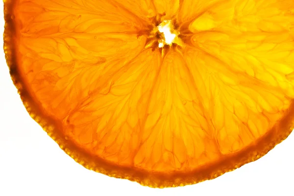 詳細にオレンジ色の果物をスライス — ストック写真
