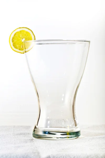 Dilim limon camın üst — Stok fotoğraf
