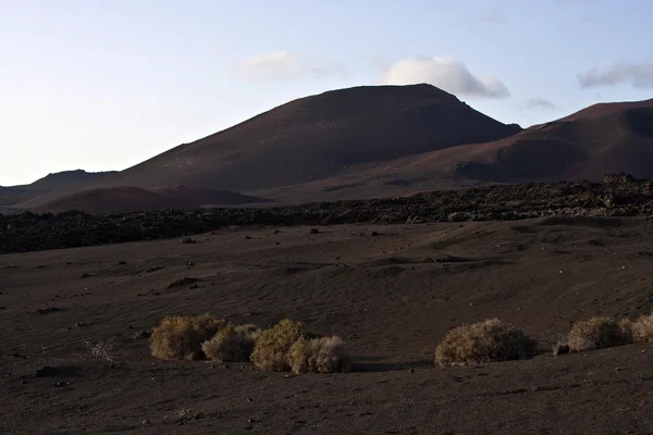 Vulkanlandschaft im Nationalpark Timanfaya — Stockfoto