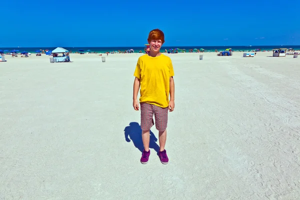 Vita da spiaggia nel sud di Miami — Foto Stock