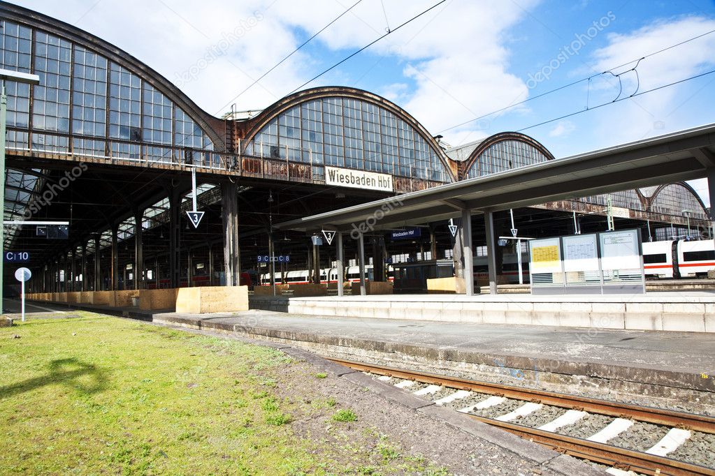 Classicistic iron train station
