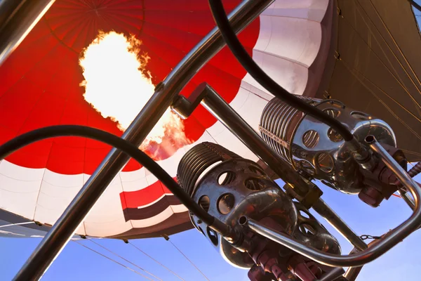Horkovzdušný balón hořák — Stock fotografie