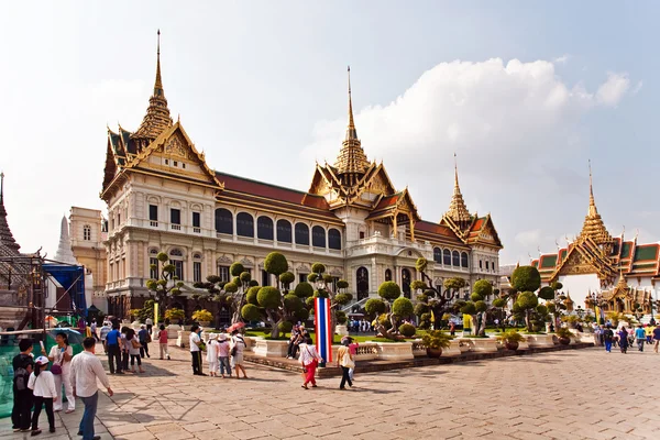 Chakri Maha Prasat no Grande Palácio de Bangkok — Fotografia de Stock