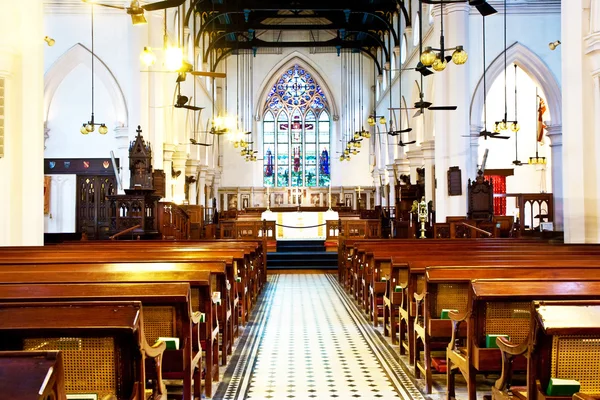 stock image Famous St. Johns Cathedral in Hong Kong