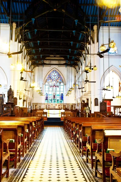 在香港著名的圣约翰大教堂 — 图库照片